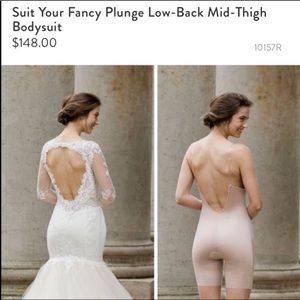 ❤️❤️❤️Suit your fancy mid thigh body suit